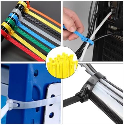 250 Pack 12 Inch Heavy Duty Reusable Zip Ties Yellow ?UV Resistant, 55 LBS Tensile Strength, Weatherproof Cable Ties for Outdoor, Industrial, and Harsh Environments - Image 6