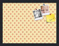 PinPix 20x15 inch Cork Bulletin Board. This Decorative Framed Pin Board Comes with Diamonds in Red and Yellow Design and Satin Black. Ideal for Home, Office Decor or School (PinPix-333) by PinPixBulletinBoards