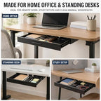 Menkxi 22 x 14 in Under Desk Drawer,Slide out Storage Organizer Heavy Duty - Image 4