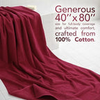American Soft Linen 100% Cotton Luxury Turkish Towels, 40x80 XL Bath Sheet - Image 2