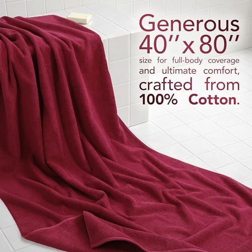 American Soft Linen 100% Cotton Luxury Turkish Towels, 40x80 XL Bath Sheet - Image 2