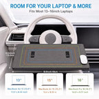 Steering Wheel Tray & Desk, Car Laptop Desk & Seat Gap Organizer - Image 6