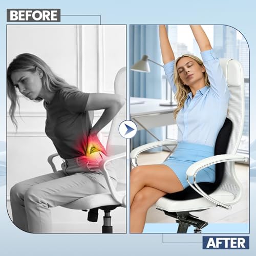 Memory Foam Seat Cushion for Office Chair and Car Seat - Image 5