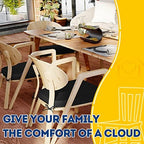 AAAAAcessories Chair Cushions for Dining Chairs, 17 x 16 x 2 in, Set of 6 - Image 6