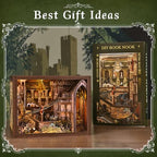 MiniCity Robin Hood Escape Book Nook Kit, Wooden Miniature House with LED - Image 6