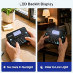 SUPVAN E12 Keyboard & Bluetooth Label Maker Machine with 4 Tapes - Image 3