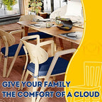 AAAAAcessories Chair Cushions for Dining Chairs, 17 x 16 x 2 in, Set of 4 - Image 6