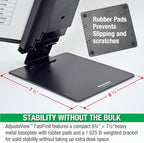 Ultimate Office FASTFIND 10-Pocket Desk Reference Display Organizer, Black - Image 6