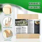 DOSTATNI 3-Tier Pine Wood Literature Organizer & Card Display Stand - 8.5 x 11 for Desk - Image 3