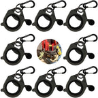 Zip Tie Holder Cable Tie Holder Colorful Portable Safe Efficient Organizer for Tradie Bits Cable Tie Zip Ties Reusable One-Hand Access Auto-Reset 8 Pack (Gray) by CanaaninOrganizeItAll
