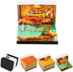 3D Calendar 2027, Desk Time Piece Calendar 2027,Tear-Away 3D Paper Art Notepad w LED Lights,Creative 3D Memo Artsy Pad Calendars, DIY Paper Carving Gift (Phoenix Perched Wutong) by Ksgolif