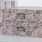 Soul & Lane - Nesting Floral Photo Storage Boxes with Lids, Set of 3 - Image 3