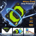 Case for iPad (A16) 11th/10th Generation 11/10.9 Inch 2025/2022, Ubearkk for iPad a16 case with Screen Protector, 360 Degree Rotating Stand Shoulder Strap Pencil Holder,Black Green - Image 5
