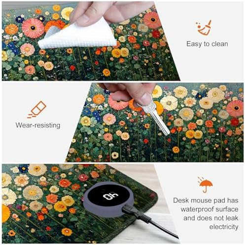 Heated Desk Pad & Mouse Pad, 3 Heat Levels, 3-Hour Auto Shut-Off - Image 4