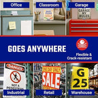 Master Magnetics Magnetic Sign Holder Pack - Magnetic Sign Holders for Door Frames, Metal Shelves, Whiteboards - Powerful Magnet - Retail EZ Grip Holder - 3" L x 1" W x 0.75" H - 25-Pack - Image 5