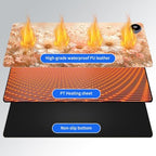 Heated Desk Pad & Mouse Pad, 3 Heat Levels, 3-Hour Auto Shut-Off - Image 3
