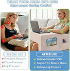 Lap Desk Pillow with Removable Cover Adjustable Angle Gaming & Machine Washable Reading Pillow for Adults Multipurpose Laptop Bed Tray with Arms for Working - Image 5