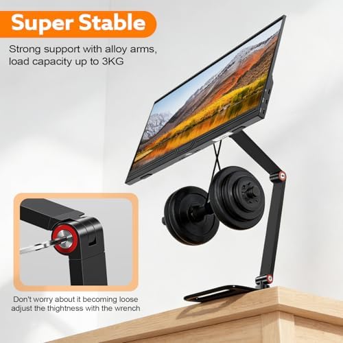 Strong Magnetic Portable Travel Monitor Stand Adjustable Tablet Holder - Image 6