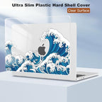 CISSOOK Case for MacBook Air 15 inch 2023 2024 2025 2026 M2-M5 Great Wave - Image 6