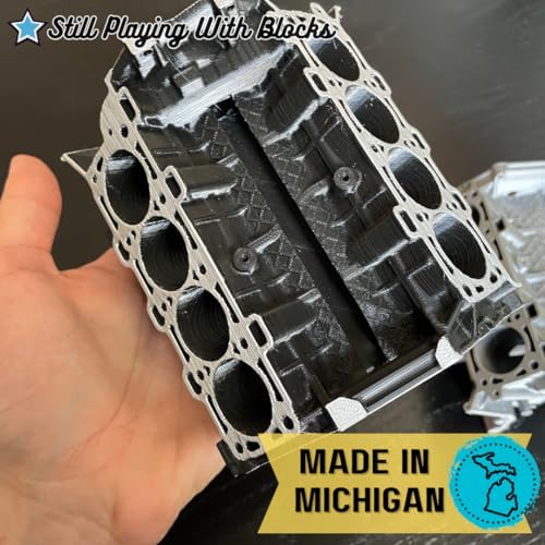 Sands3D Ford Coyote Business Card Holder Organizer, Mechanic Gift For Men, Car Stuff, Car Accessories For Men, Business Card Holder Desk, Mini V8 Engine, V8 Engine Model Kit, Car Engine, Mini Engine - Image 5