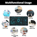 48x24in Cyberpunk Gaming Mouse Pad, Futuristic HUD Extended Desk Mat - Image 6