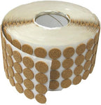The Felt Store Adhesive Kiss Cut Cork Button Rolls - 1/8" Thick, 3/8" Dia, 6000 Pieces by TheFeltStore