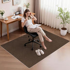 Sycoodeal Office Chair Mat for Hardwood Floor,Slip Resistant Floor Mat for Rolling Chairs,Easy to Clean,Large Floor Protector Office Computer Gaming Chair,Coffee(48"x60") - Image 6