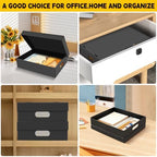 AOBOPLE 6 Pack Photo Storage Box,9" x 12" x 4" Archival Storage Box with Lids,Protective Storage Box for Photo,Pictures,9x12 Documents, Keepsakes and Jewelry Home and Office Organizer - Image 4