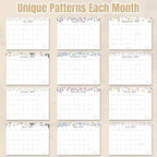 Desk Calendar 2026-2027 with Desktop Mat,22x17'' Large Desktop Pad Calendar - Image 6