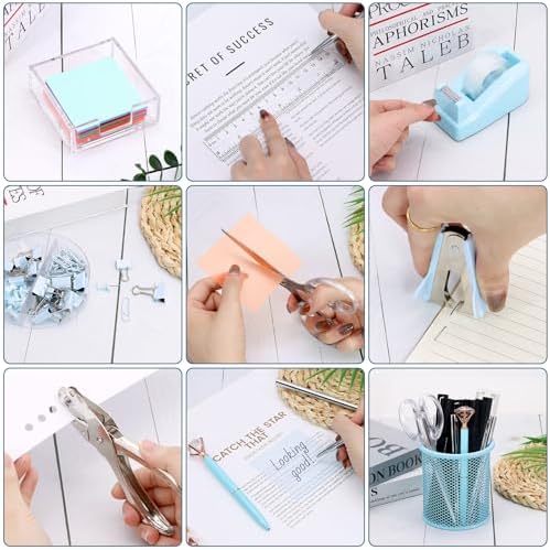 17 IN 1 Office Desk Organizer Set for Back to School Supplies Accessories - Image 5
