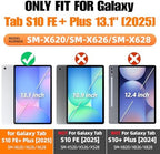 SEYMAC stock Case for Samsung Galaxy Tab S10 FE+ Plus 5G Tablet Case 13.1'' Protective with Screen Protector, Pen Holder, 360 Rotate Stand, Hand Strap, Shoulder Strap, Blue1 - Image 3