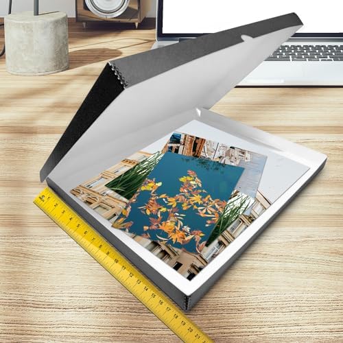 Golden State Art, Clamshell Archival Folio Storage Box 18x24 Inch, Black - Image 3