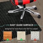 Vicwe Office Chair Mat for Hardwood Floor, 60" x 46" Chair Mat, Anti-Slip - Image 3
