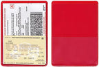 StoreSMART® - Red-Back Auto Insurance & ID Card Holders - 500 Pack - RFS20-R500 by StoreSMART