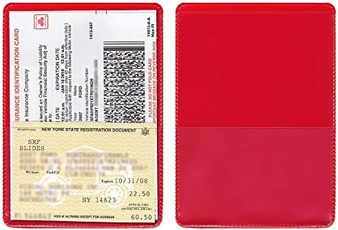 StoreSMART® - Red-Back Auto Insurance & ID Card Holders - 500 Pack - RFS20-R500 by StoreSMART