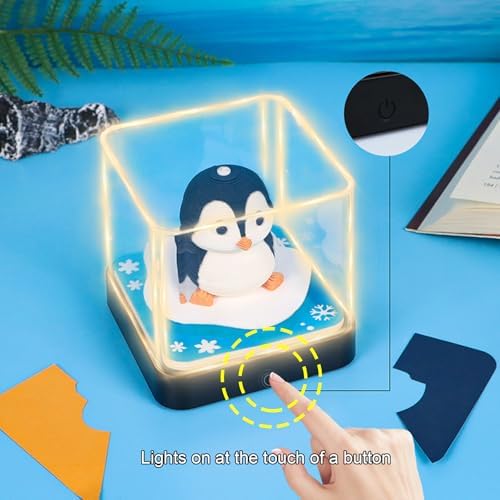 3D Calendar 2027 Time Piece Calendar 2027 Cute Tear Off Desk Calendar ‌Creative 3D Paper Art Notepad for Christmas Gift & Desktop Decoration (Penguin) - Image 2
