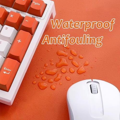 Leather Office Desk Mat Large Cork Computer Mouse Pad, Desk Protector Non-Slip Writing Pad for Office Home Decor(Black,120x50cm) - Image 4