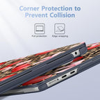 Case for 2026/2025/2024/2023 MacBook Air 15-inch Laptop Release M5 A3448 /M4 A3241 /M3 A3114 /M2 A2941, Stylish Protective Hard Shell Cover for MacBook Air 15.3 inch, Leopard Cherry - Image 3