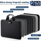 EXLIFBAG Fireproof Document Box with Lock, 13 Pocket Accordion File Folder - Image 3