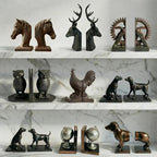 Comfy Hour 9.5 Inch Rooster Bookends, Farmhouse Decor, Set of 2 - Image 6