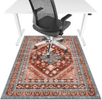 Office Chair Mat for Hardwood Floor & Tile Floor,36"X 48"-Brown Red by LreedyMat