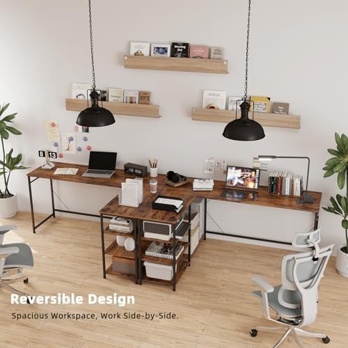 YOSHOOT 63" L Shaped Computer Desk, Gaming Desk - Image 4