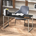 SHW Mission 32-Inch Home Office Computer Desk, Espresso - Image 2