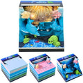 3D Calendar 2027, 3D Memo Pad Art Sticky Notes, Time Piece Calendar 2027, Creative Weekly Notepad with Light, Paper Carving Art Desktop Gift for Christmas Birthday Anniversaries (Sea World 2027) by Banigic