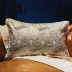 The HomeCentric Decorative Gold 12"x16" (30x40 cm) Oblong Sofa Pillow Case, Faux Leather Beaded Pattern Pillow Cover Sofa, Animal Pattern Modern Style - Animal Bling - Image 4