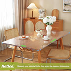 OstepDecor 32x60 in Frosted Table Protector 1.5mm Thick Plastic Table Cover - Image 3