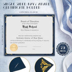 Fainne Certificate Holder Foil Border Bulk 8.5 x 11 Inch,70 Pcs - Image 2