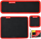 TOOLEAGUE 3Pcs Magnetic Tool Mat with 25Lb Telescoping Magnetic Pickup Pen by TOOLEAGUE