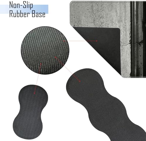 TGFEWYTJYJ Extended Gaming Mouse Pad,Memory Foam Ergonomic Keyboard Mouse Wrist Rest Support Set,Large Desk Mat with Stitched Edges,Non-Slip Base Mousepad Home Office,Black Cat - Image 3