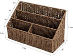Mail Organizer Countertop,Mail Organizer For Desk,Mail Basket(Brown) - Image 5